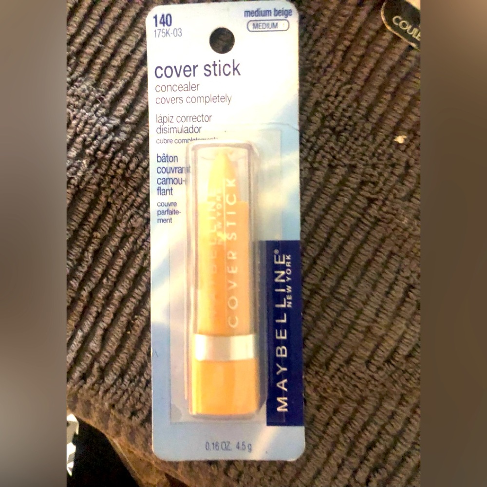 Maybelline cover, stick, concealer, medium beige, brand new